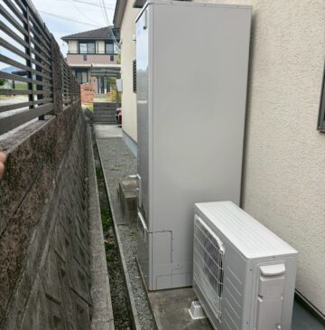 兵庫県加西市Mエコキュートの施工事例工事後写真