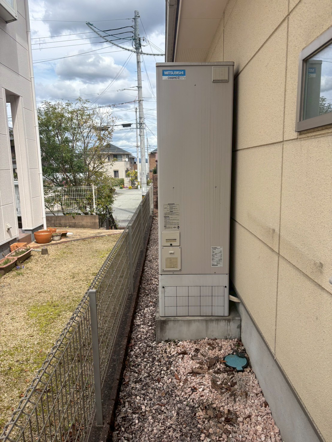 兵庫県三田市Mエコキュートの施工事例工事前写真