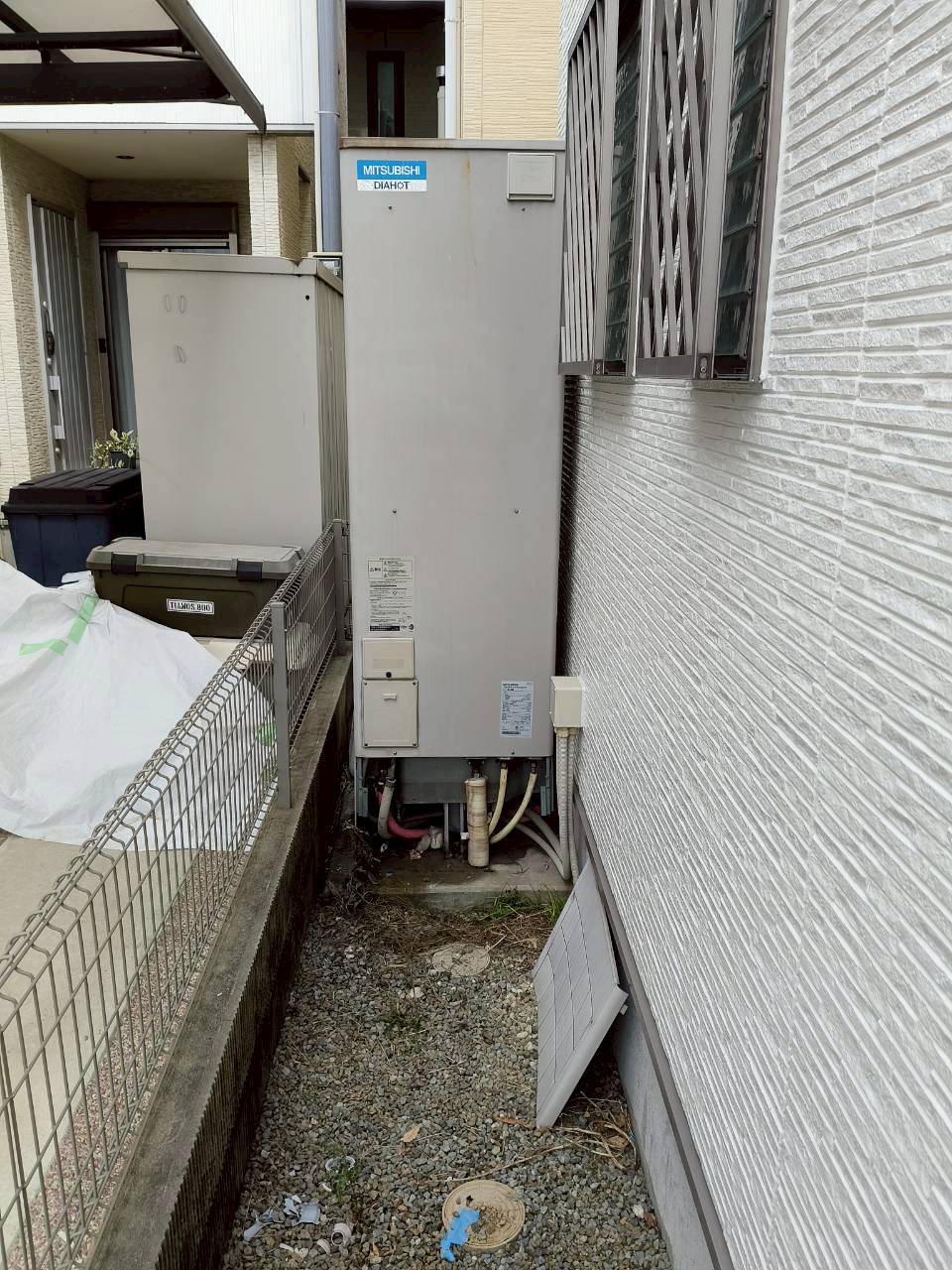 兵庫県明石市Nエコキュートの施工事例工事後写真