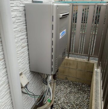 神戸市垂水区Sガス給湯器の施工事例工事後写真