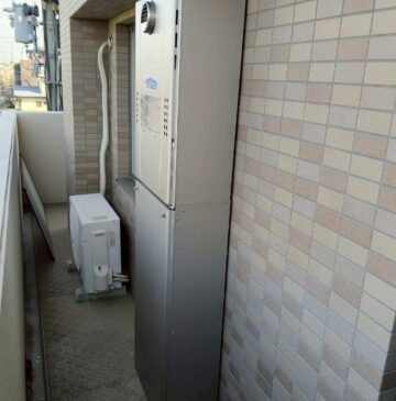 兵庫県明石市Fガス給湯器の施工事例工事後写真