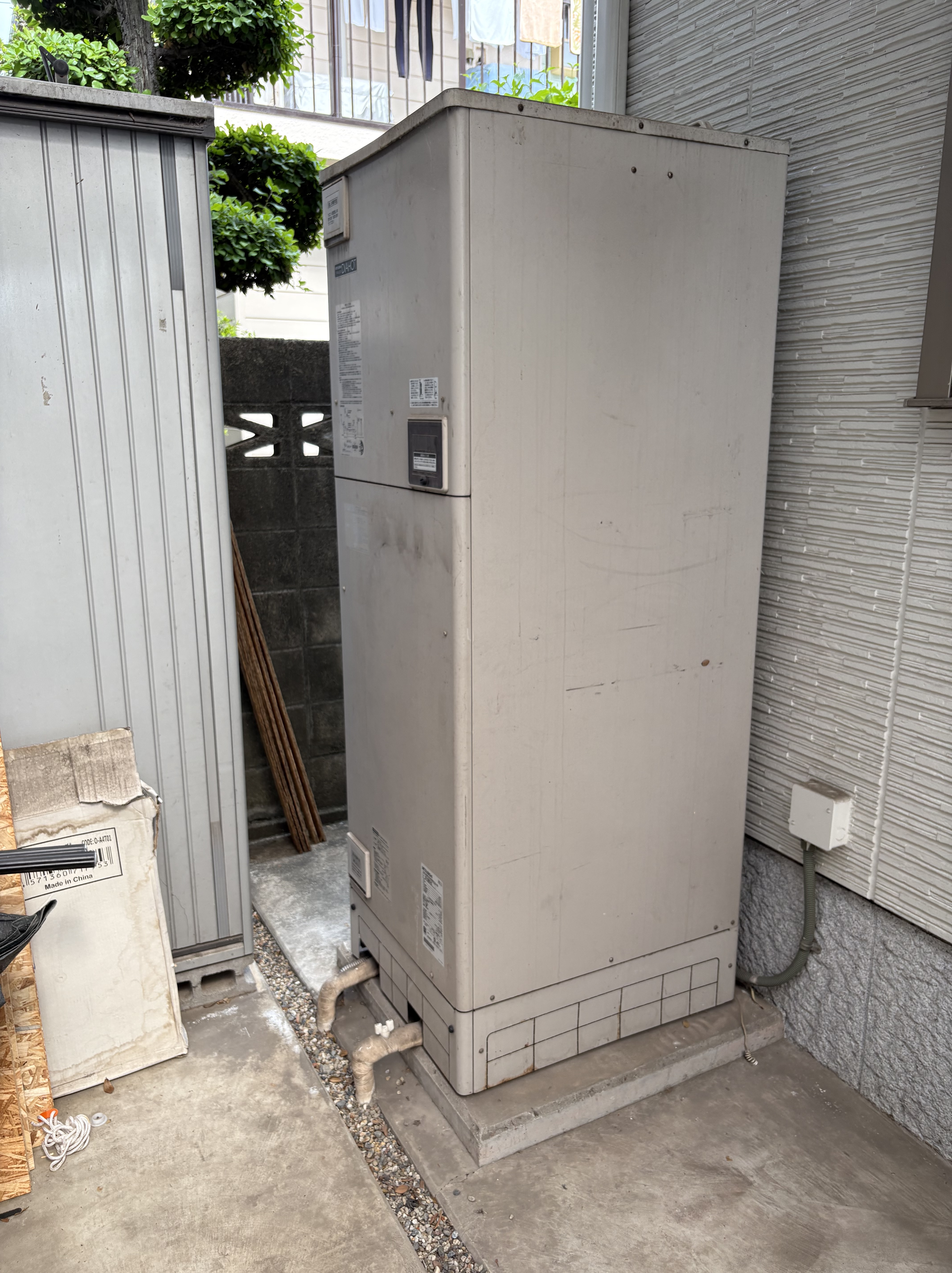 兵庫県姫路市Fエコキュートの施工事例工事前写真