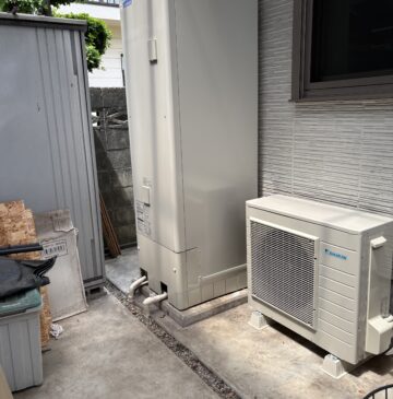 兵庫県姫路市Fエコキュートの施工事例工事後写真