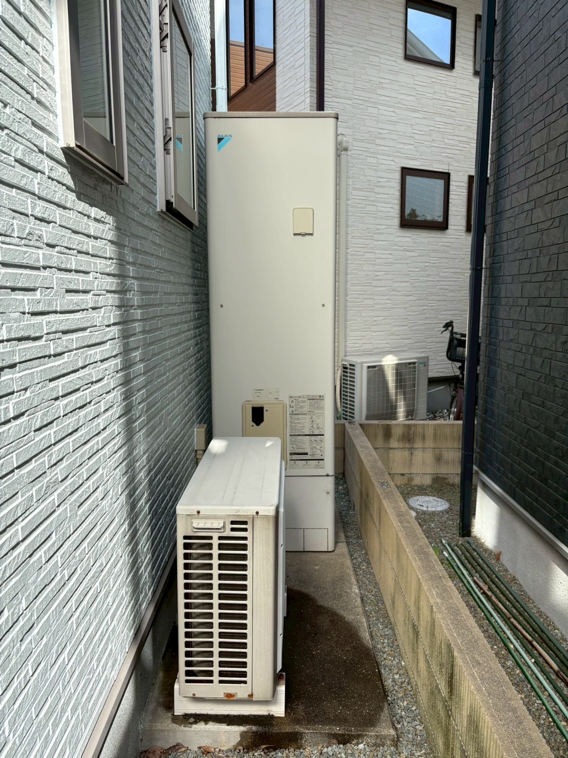 兵庫県明石市Mエコキュートの施工事例工事前写真