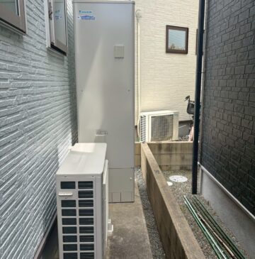 兵庫県明石市Mエコキュートの施工事例工事後写真