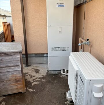 兵庫県明石市Tエコキュートの施工事例工事後写真
