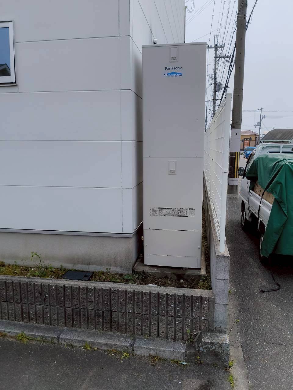 兵庫県加古川市Nエコキュートの施工事例工事後写真