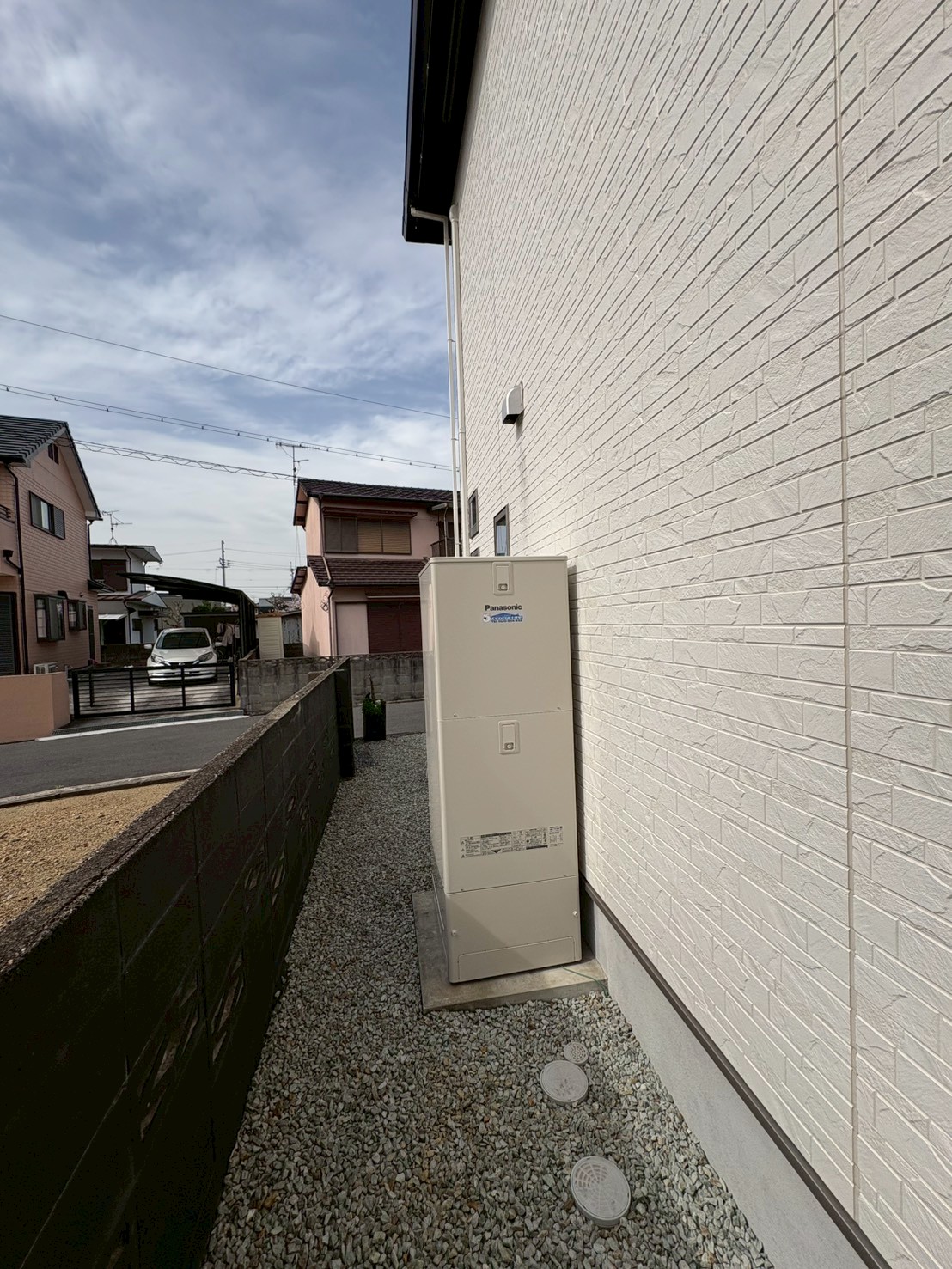 兵庫県加古川市Tエコキュートの施工事例工事後写真