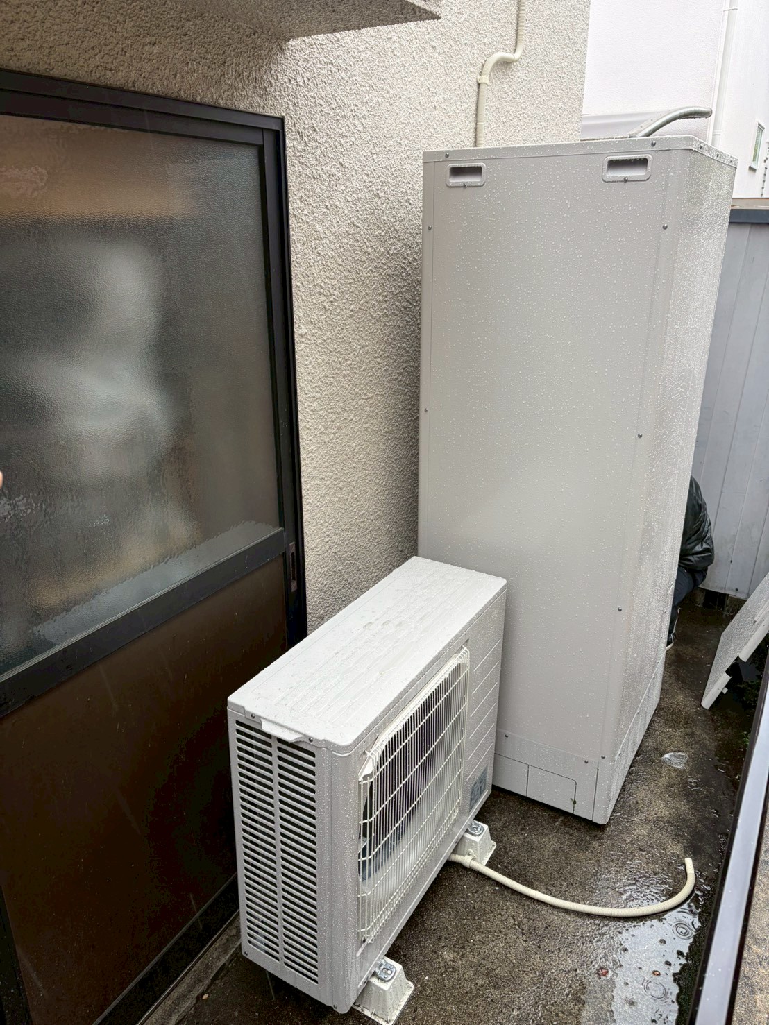 神戸市北区Yエコキュートの施工事例工事後写真