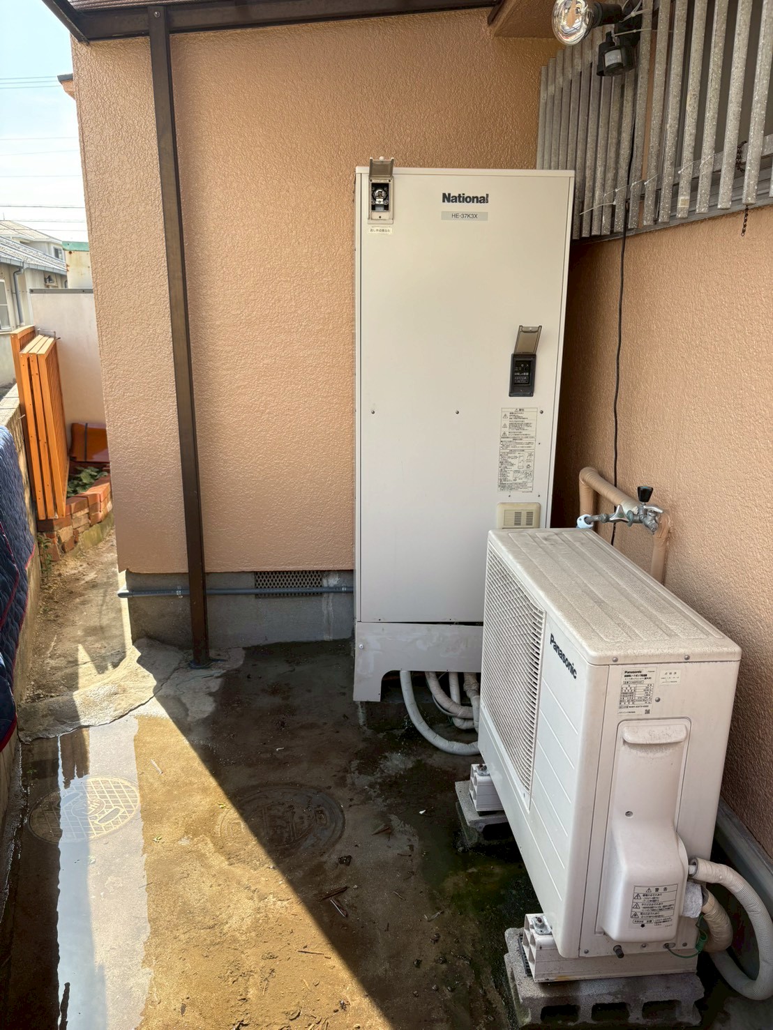 兵庫県明石市Tエコキュートの施工事例工事前写真