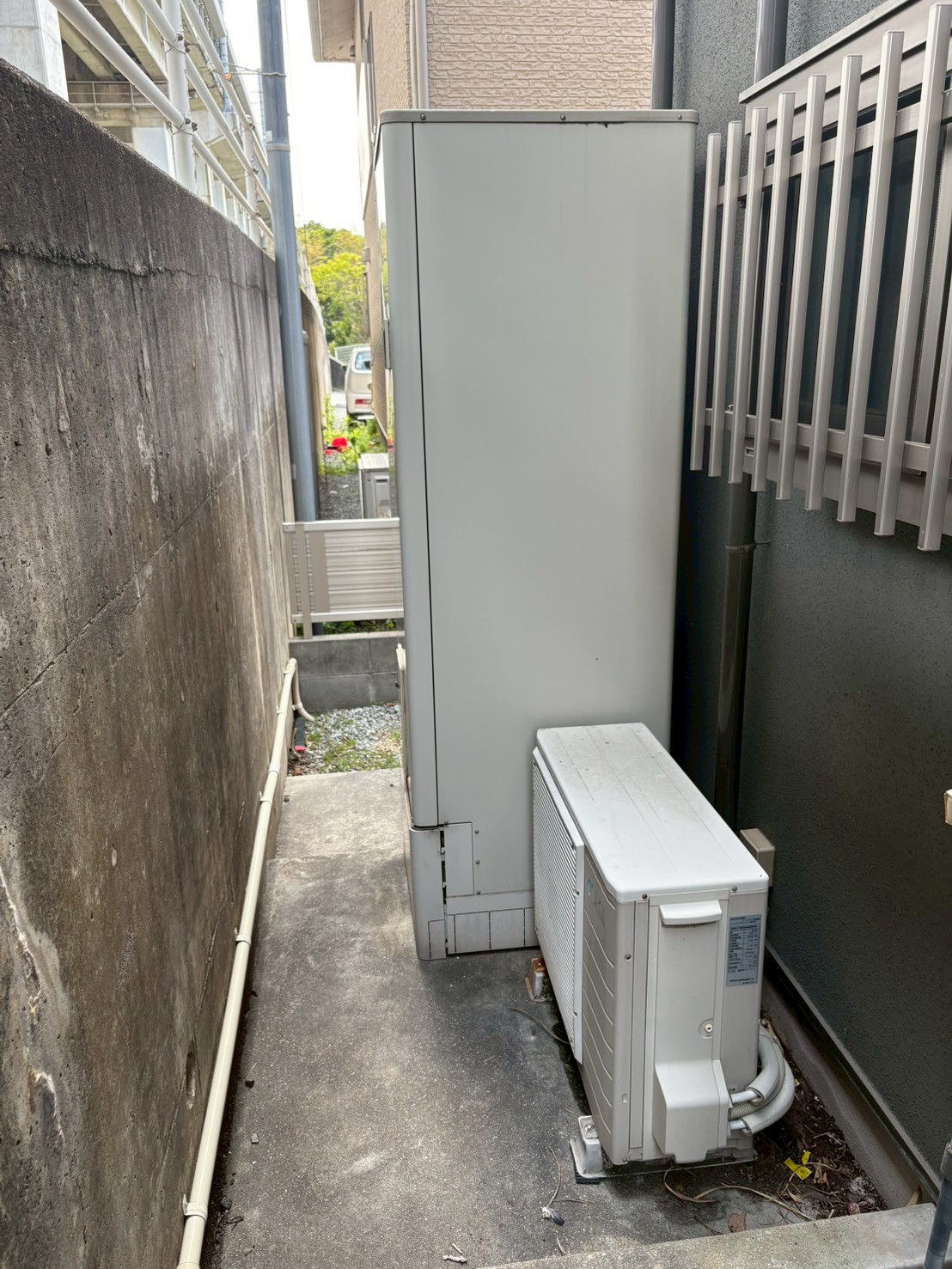 兵庫県明石市Kエコキュートの施工事例工事前写真