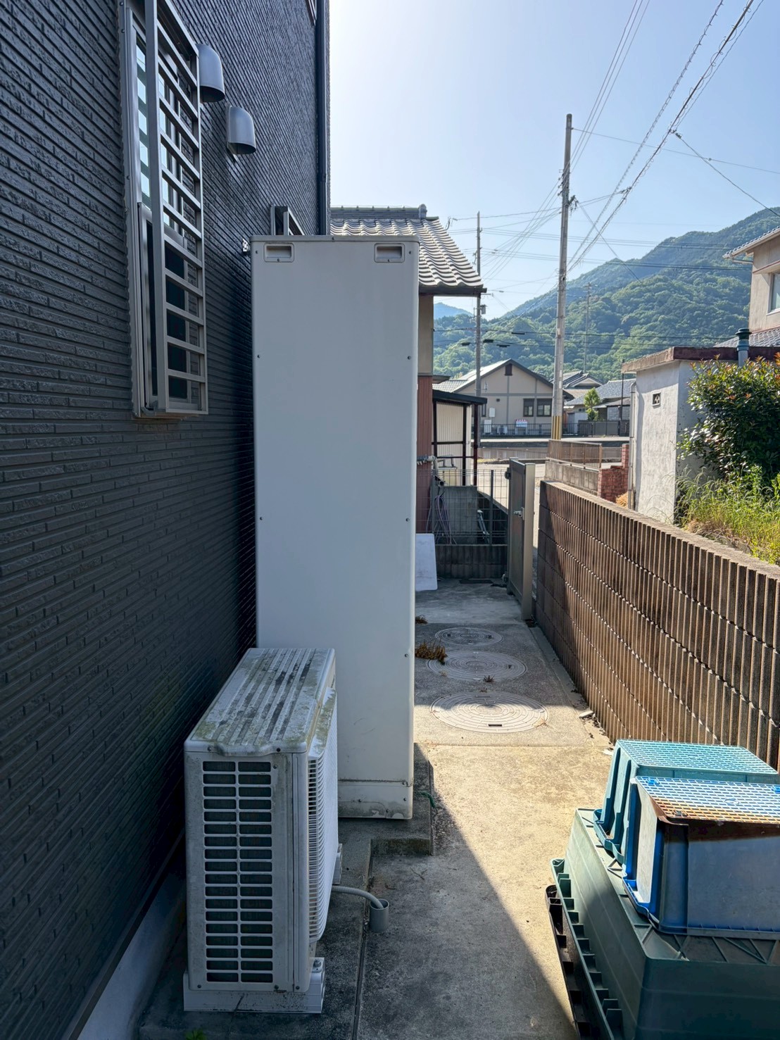 兵庫県神崎郡市川町Kエコキュートの施工事例工事前写真
