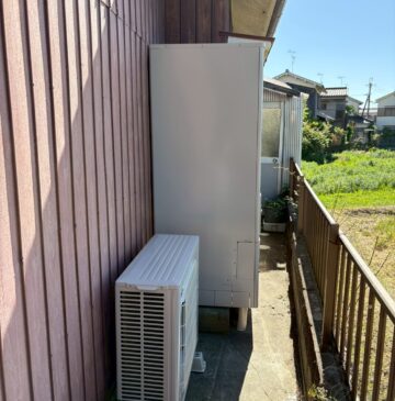 兵庫県三木市Tエコキュートの施工事例工事後写真