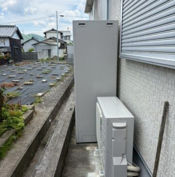 兵庫県たつの市Kエコキュートの施工事例工事後写真