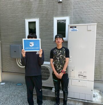 兵庫県加西市エコキュート交換工事00302お客様写真