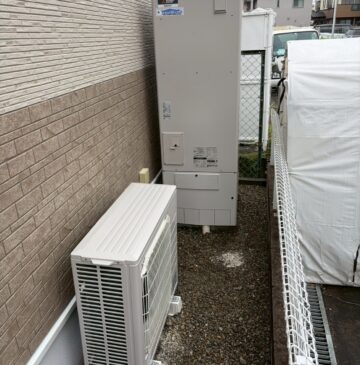 兵庫県明石市Nエコキュートの施工事例工事後写真