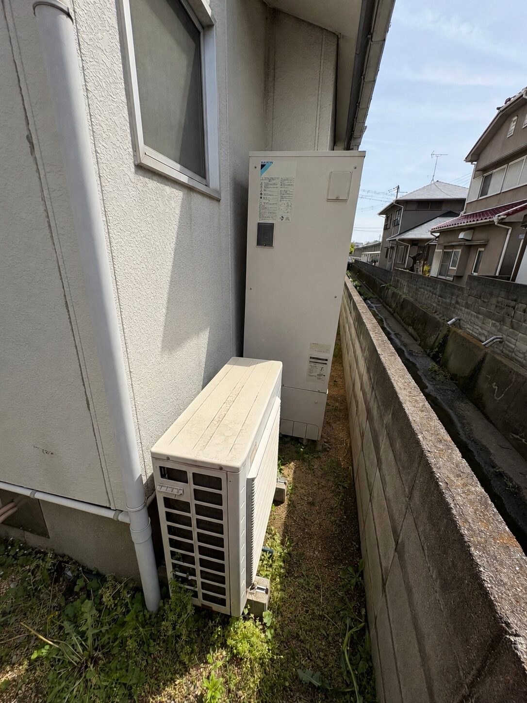 兵庫県加古川市Tエコキュートの施工事例工事前写真