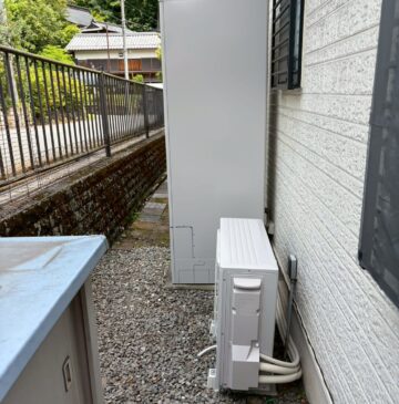 兵庫県丹波篠山市Hエコキュートの施工事例工事後写真