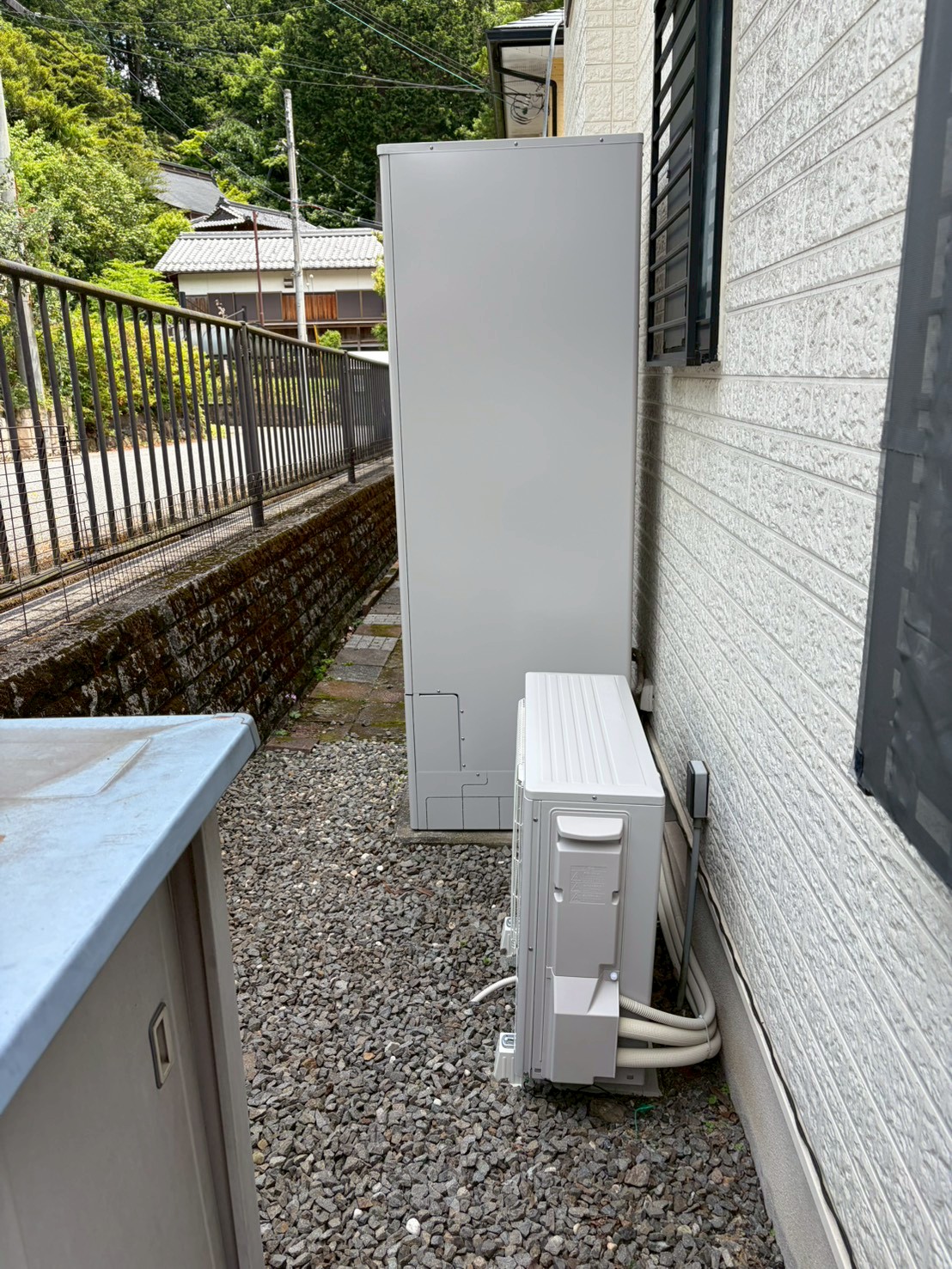 兵庫県丹波篠山市Hエコキュートの施工事例工事後写真