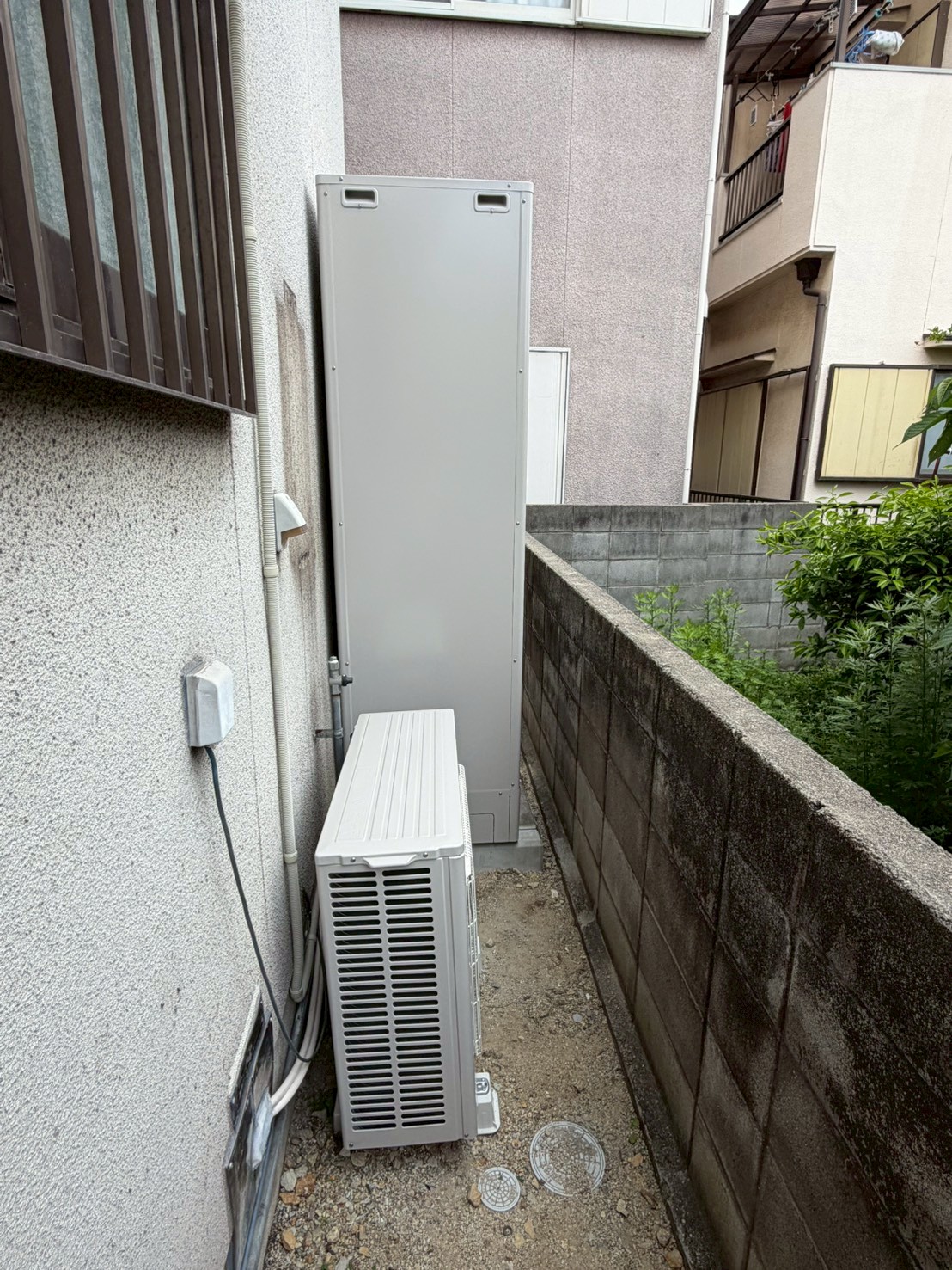 兵庫県加古郡播磨町Oエコキュートの施工事例工事後写真
