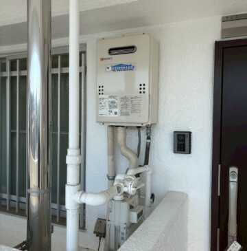 神戸市垂水区Kガス給湯器の施工事例工事後写真