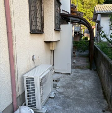 兵庫県姫路市Sエコキュートの施工事例工事後写真
