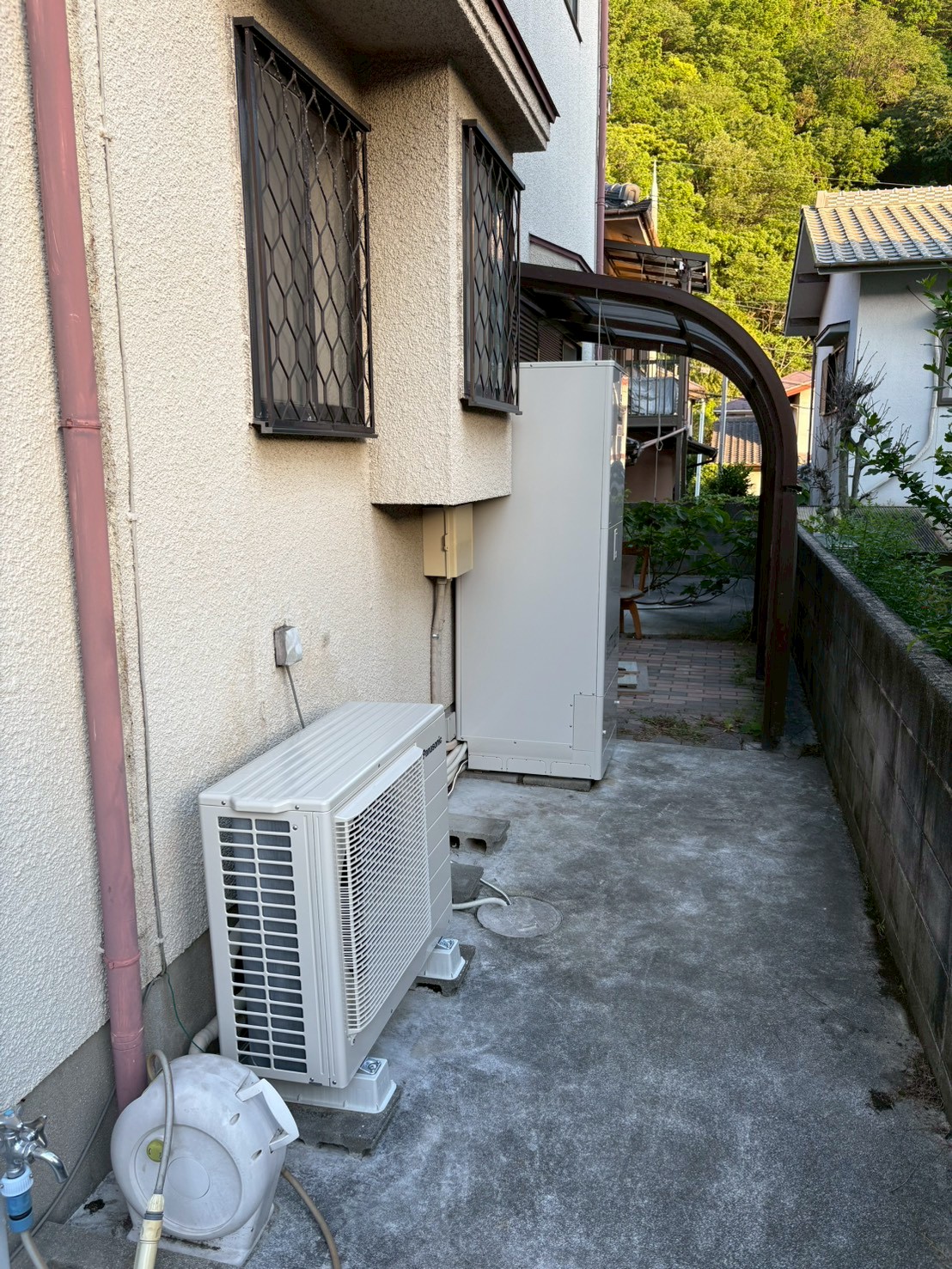 兵庫県姫路市Sエコキュートの施工事例工事後写真