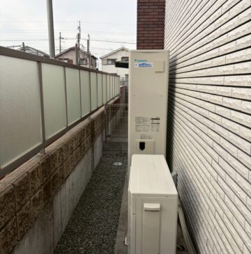 兵庫県加古川市Oエコキュートの施工事例工事後写真