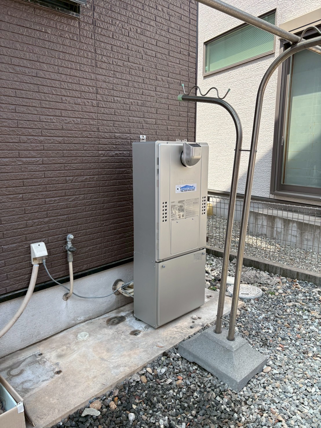 兵庫県高砂市Yガス給湯器の施工事例工事後写真