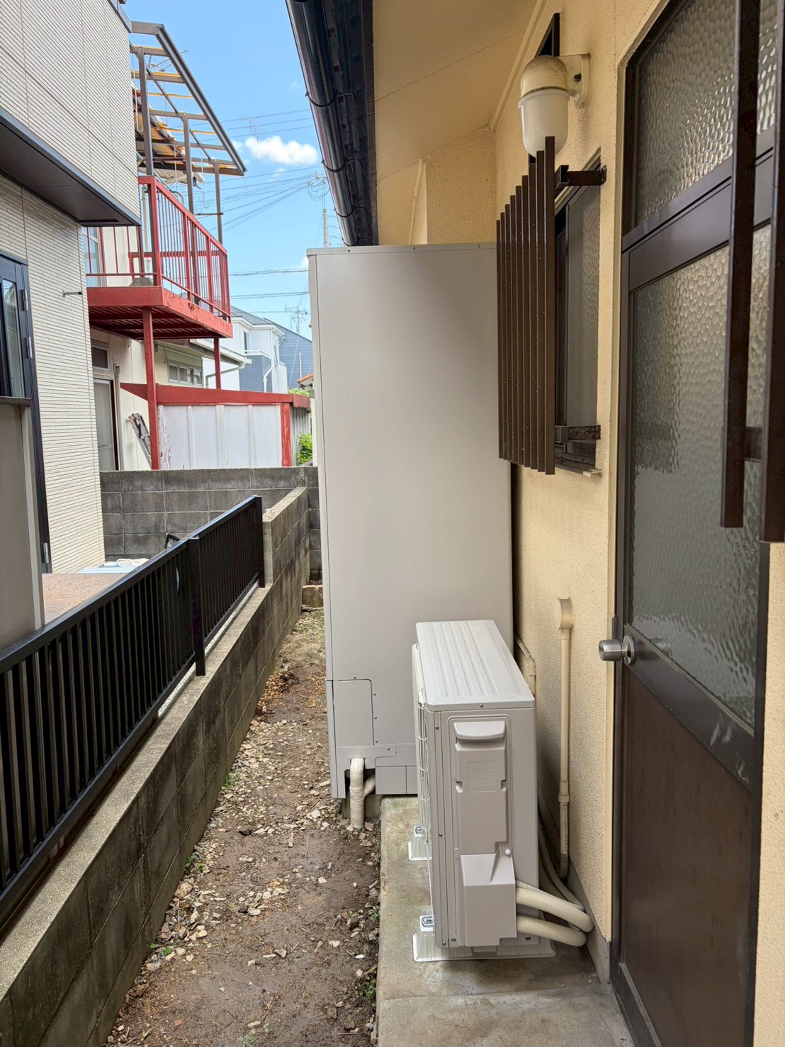 兵庫県姫路市Hエコキュートの施工事例工事後写真