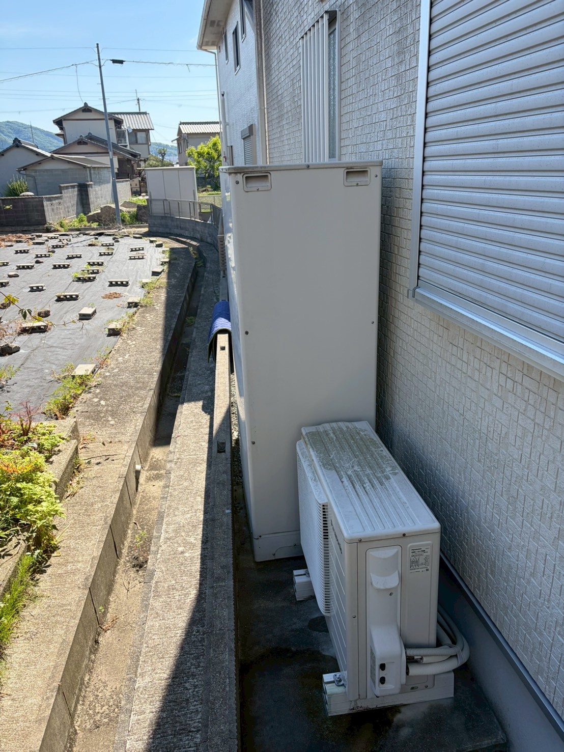 兵庫県たつの市Kエコキュートの施工事例工事前写真