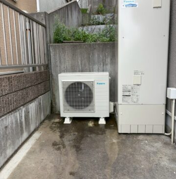 神戸市垂水区Mエコキュートの施工事例工事後写真