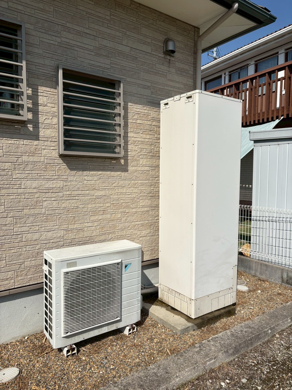 兵庫県加古郡稲美町Kエコキュートの施工事例工事前写真