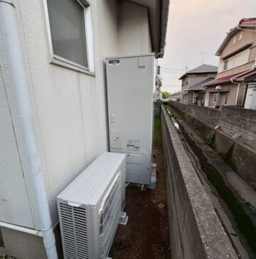 兵庫県加古川市Tエコキュートの施工事例工事後写真