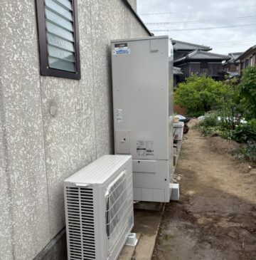 神戸市西区Sエコキュートの施工事例工事後写真