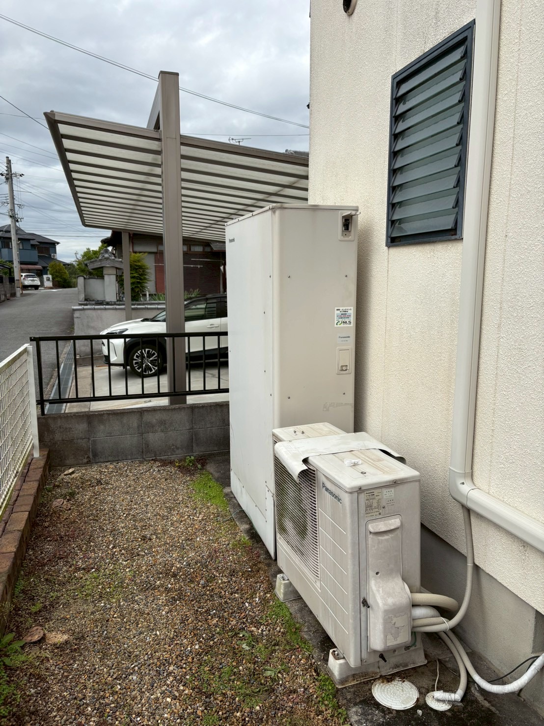 兵庫県小野市Mエコキュートの施工事例工事前写真