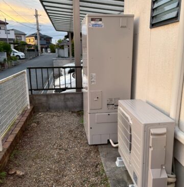 兵庫県小野市Mエコキュートの施工事例工事後写真