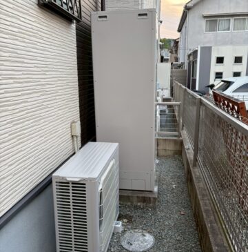 兵庫県高砂市Fエコキュートの施工事例工事後写真