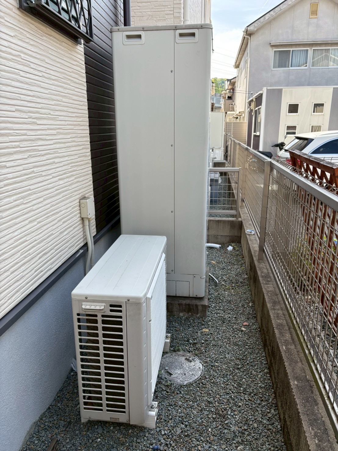 兵庫県高砂市Fエコキュートの施工事例工事前写真