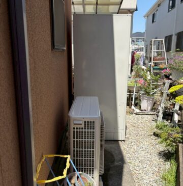 兵庫県明石市Mエコキュートの施工事例工事後写真