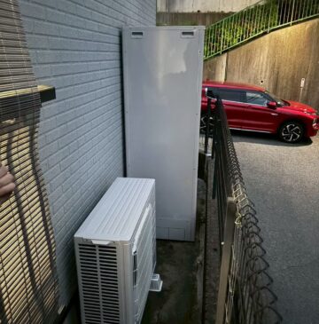 神戸市垂水区Mエコキュートの施工事例工事後写真