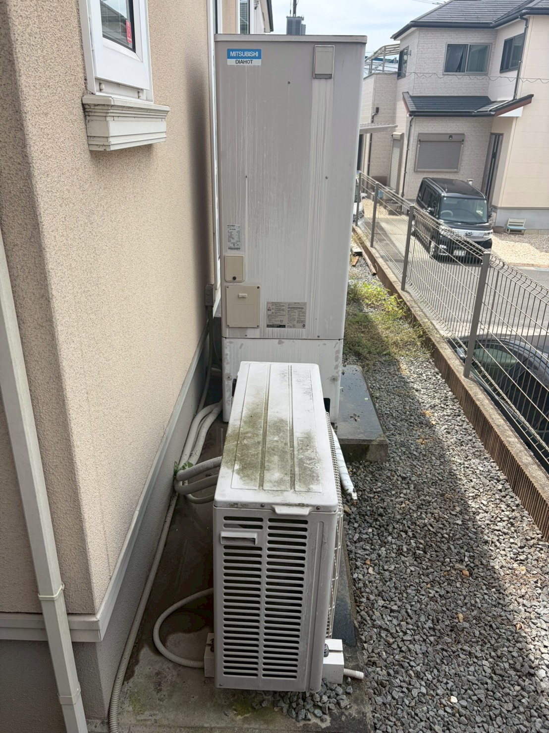 兵庫県三木市Kエコキュートの施工事例工事前写真