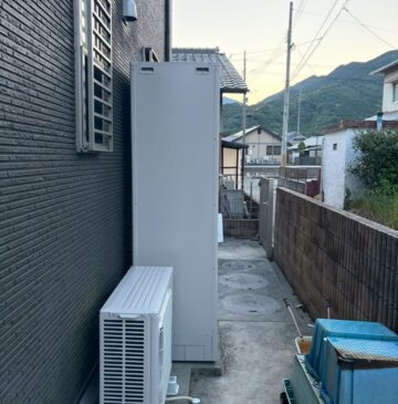 兵庫県神崎郡市川町Kエコキュートの施工事例工事後写真