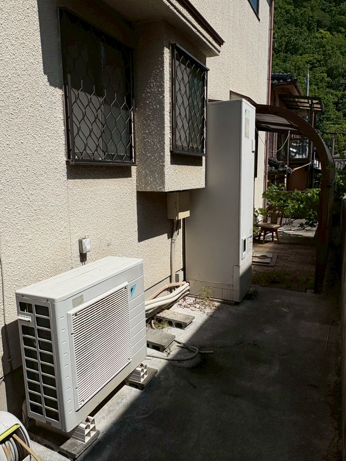 兵庫県姫路市Sエコキュートの施工事例工事前写真