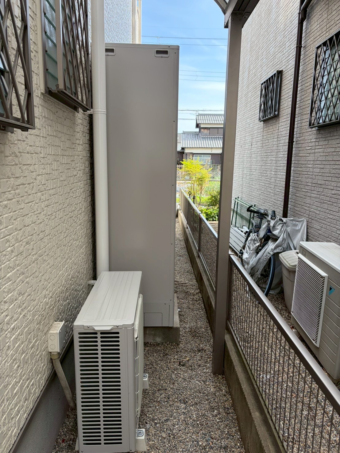 兵庫県高砂市Tエコキュートの施工事例工事後写真