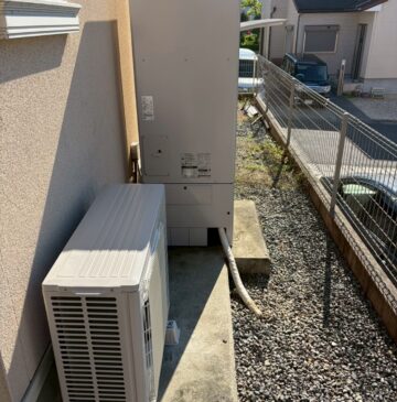 兵庫県三木市Kエコキュートの施工事例工事後写真