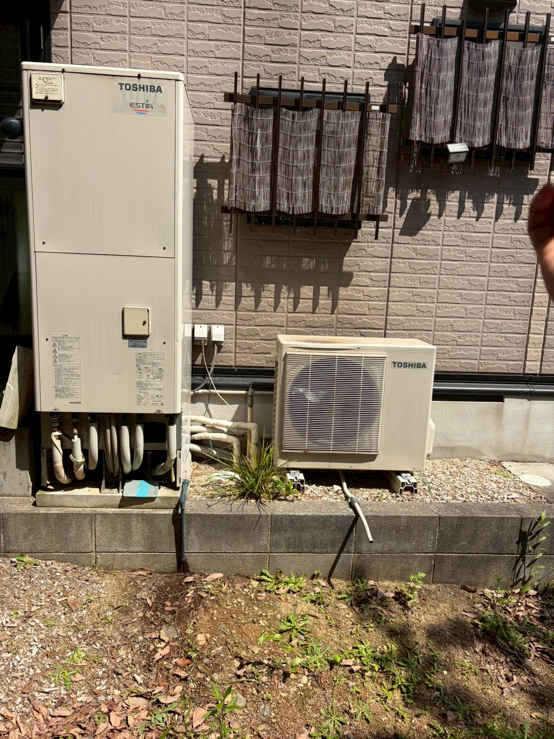 兵庫県三木市Kエコキュートの施工事例工事前写真