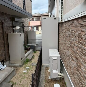 兵庫県明石市Kエコキュートの施工事例工事後写真