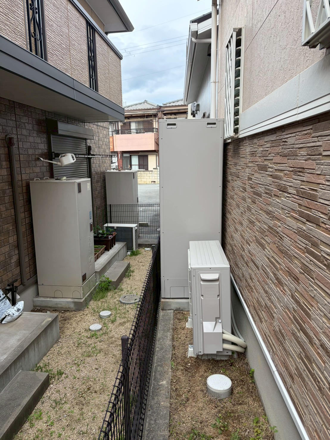 兵庫県明石市Kエコキュートの施工事例工事後写真