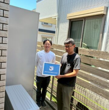 神戸市西区エコキュート交換工事00315お客様写真